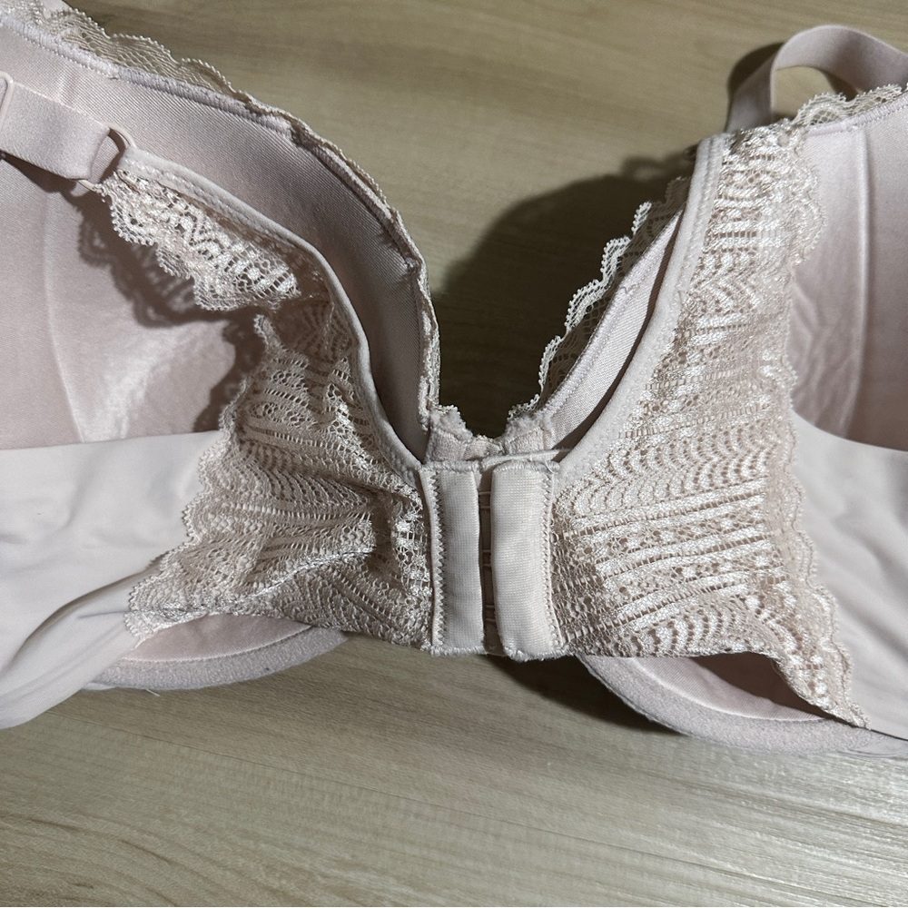 Maidenform Love the Lift Natural Boost Demi T-Shirt Underwire Beige 36D Bra - Picture 7 of 10